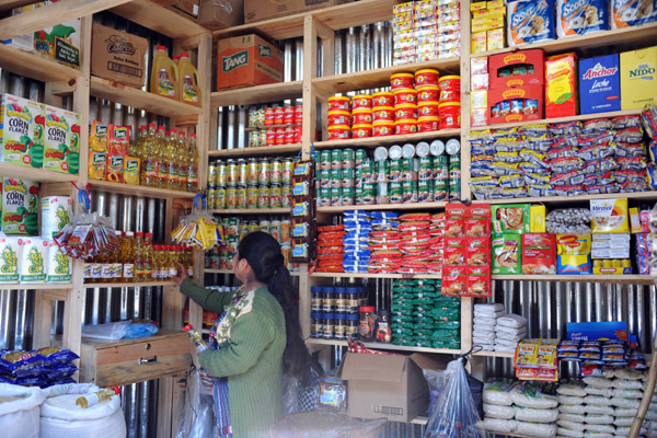Grocery shopping in Chichicastenango Market