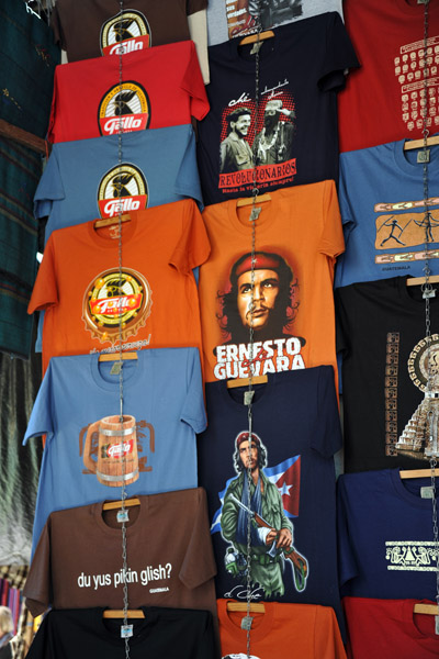 Ch Guevara and Gallo Beer t-shirts, Chichicastenango