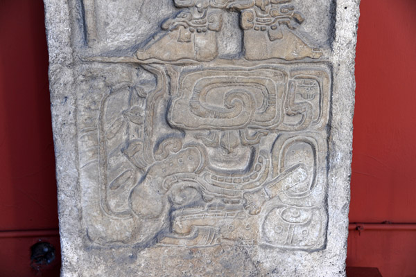 Detail of Stela 3, Tamarindito (Petén), Late Classic Period, 600-900 AD