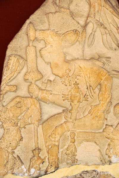 Detail of Stela 12 from Piedras Negras, 795 AD