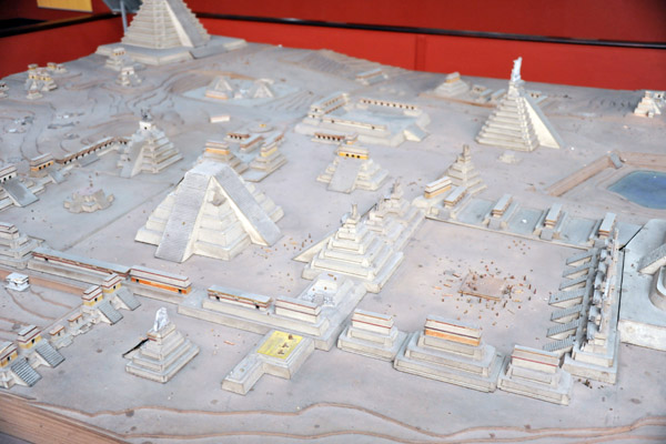 Model of Tikal - Plaza of the 7 Temples & Lost World