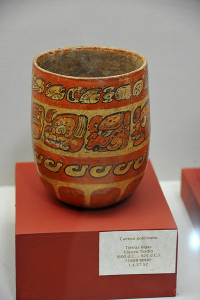Polychromatic vessel, Lowlands, Late Classic Period 600-925 AD