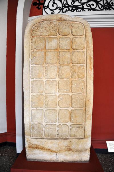 Stela 36, Piedras Negras (Petén), Early Classic Period, 445 AD