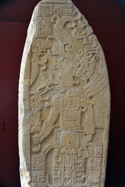 Stela 7, Machaquila (Petén), Late Classic Period 830 AD