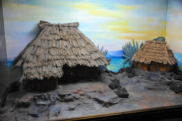 Ethnographic section of the museum - village diorama