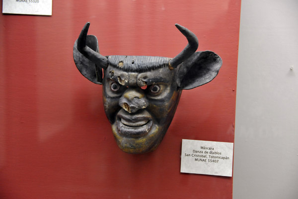 Máscara - Danza de diablos, San Cristobal, Totonicapán