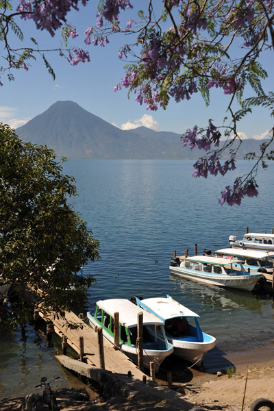 Tourist boats, Lago de Atitlán