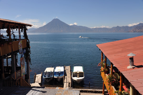 Lakeside restaurants, Panajachel -Lago de Atitlán