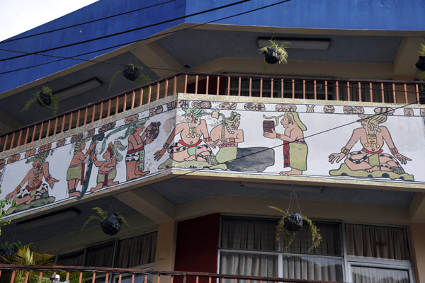 Painted façade - Panajachel