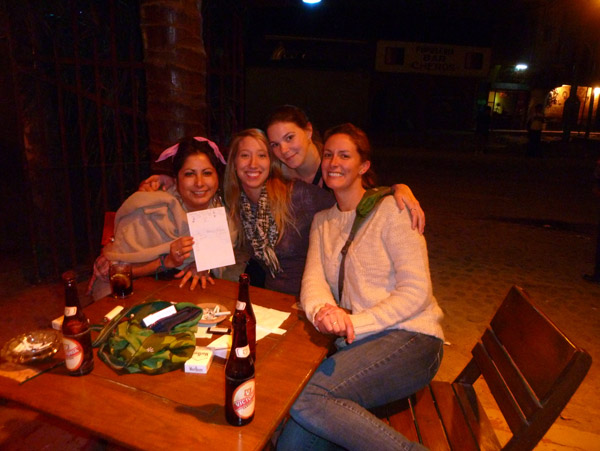 A night out in Gringotenango with Amanda and her friends