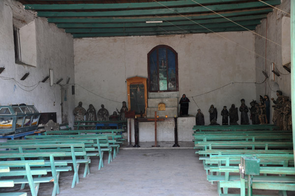 Inside the church, Santa Cruz La Laguna