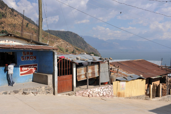 San Simon, a little shop on the hillside of Santa Cruz La Laguna