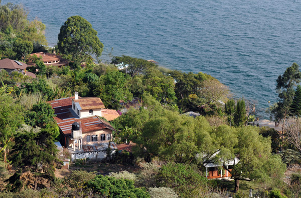 Some lakeside houses below Santa Cruz La Laguna