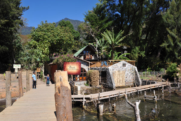 The lancha dock at San Marcos La Laguna