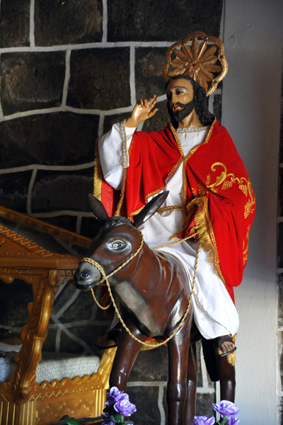 Jesus on a donkey, San Pedro La Laguna