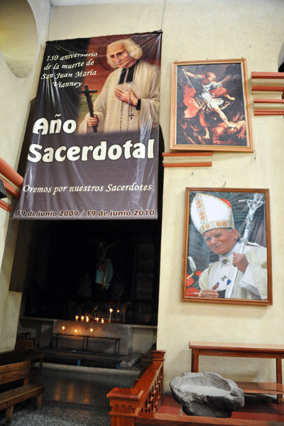 Portrait of Pope John Paul II, Santiago Atitlán