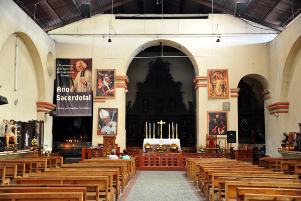 Interior of the Church of Santiago Atitlán