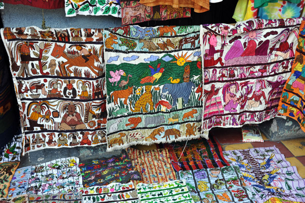 Guatemalan handicrafts - embroidery, Santiago Atitlán