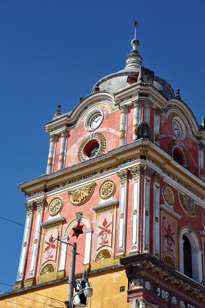 The beautiful clock tower of Solol, 1914