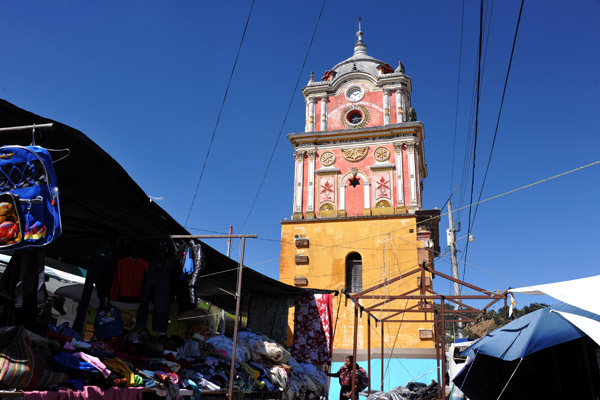 Solola's clock tower and market