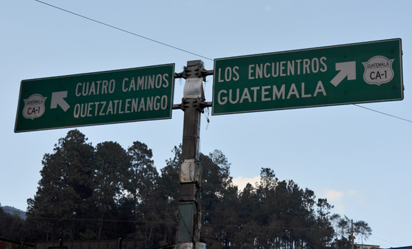 CA-1, the Pan American Highway, Guatemala