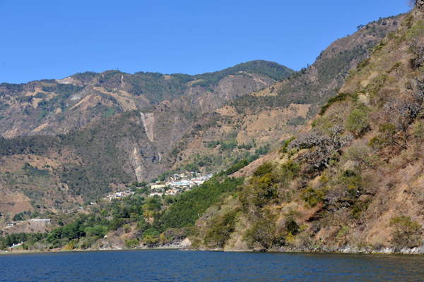 Set in the Guatemalan Highlands, the lake almost a mile above sea level