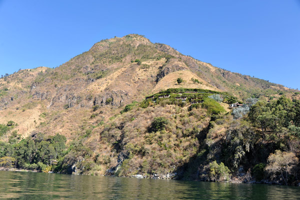 Bluff between Jaibalito and Tzununa, Lake Atitlan