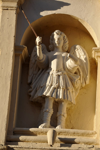 Sculpture on the south side of the Cathedral