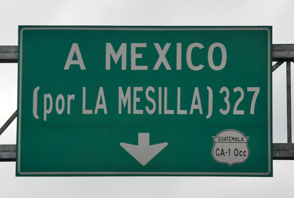 Back on the Panamericana, it's 327 km to the Mexican border