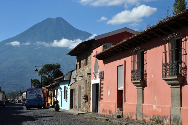 Antigua Guatemala is a highland city with an elevation of just over 5,000 feet