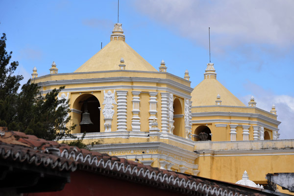 The stout towers of the Iglesia de Nuestra Seora de la Merced