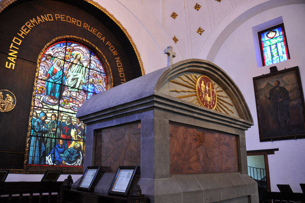 Tomb of St. Hermano Pedro, a Franciscan monk who died in 1667 and was beatified by Pope John Paul II in 2002