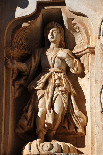 Molded plaster sculpture, Church of Santa Clara