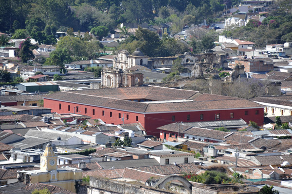 Cooperación Española next to the ruins of the Jesuit Church, Antigua Guatemala