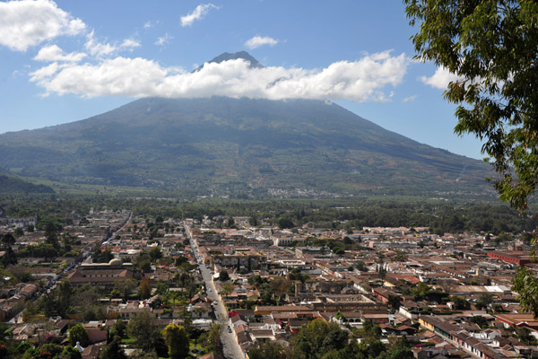 Volcn de Agua and Antigua Guatemala from Cerro de la Cruz