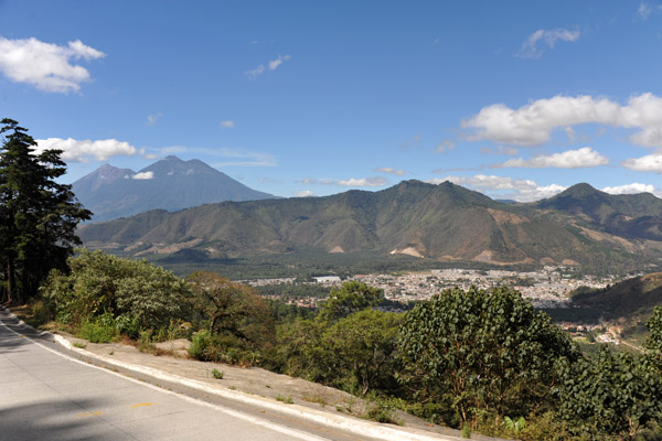 View to the west from the El Hato Road 