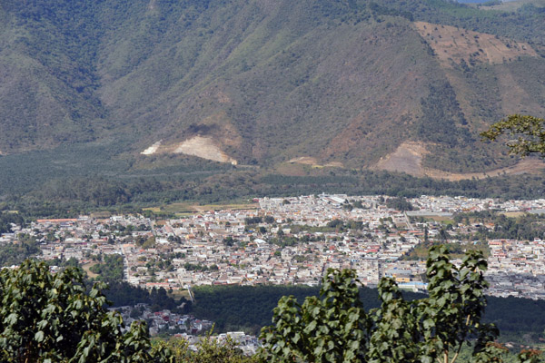 The town of Jocotenango from the road to El Hato
