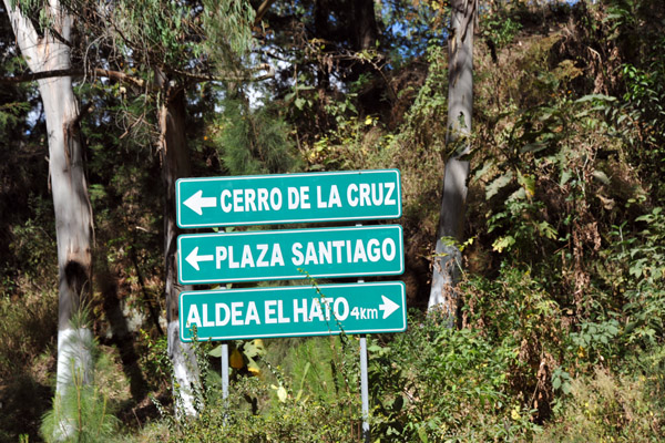 The road to Cerro de la Cruz
