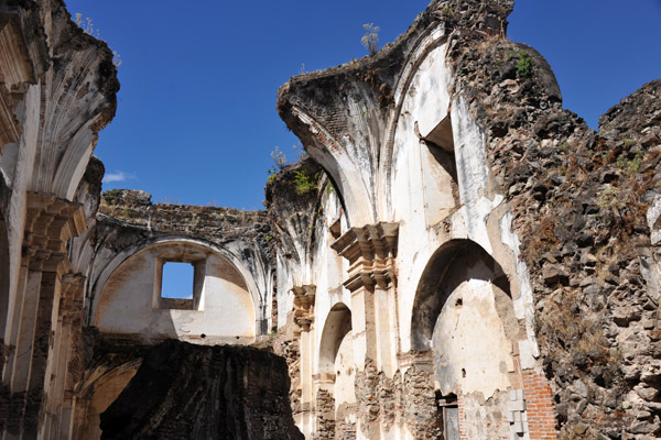 The Church and Convent of Santa Teresa was destroyed in Antigua Guatemala's 1773 earthquake