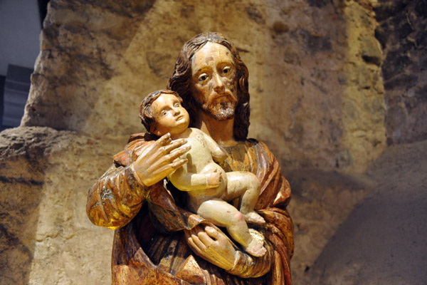 Museo Colonial - St. Joseph holding the baby Jesus, 17th C.
