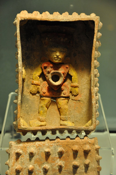 Rectangular Urn with Lid, Guatemalan South Coast, Early Classic Period, 300-600 AD