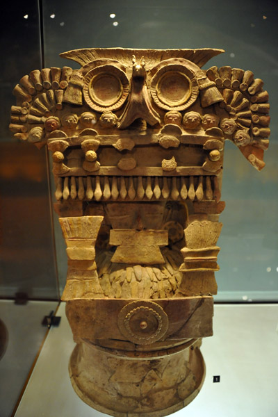 Teotihuacan-style censer, Guatemalan South Coast, Early Classic Period, 300-600 AD