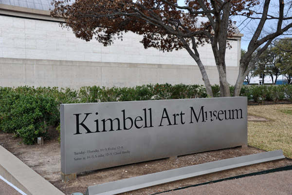 Fort Worth's Kimbell Art Museum prefers quality to quantity