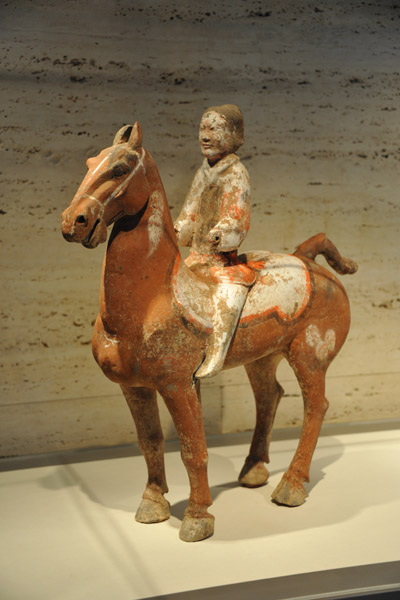 Horse and Rider, Western Han Dynasty, 2nd-1st C. BC
