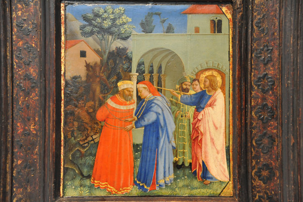 The Apostle St. James the Greater Freeing the Magicial Hermogenes, Fra Angelico, ca 1429-1430