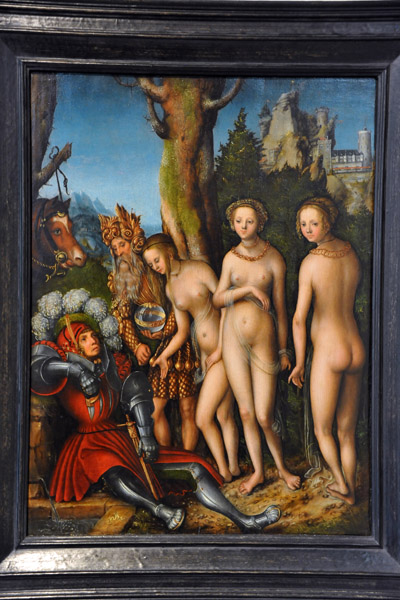 The Judgement of Paris, Lucas Cranach the Elder, ca 1512-1514