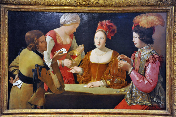 The Cheat with the Ace of Clubs, Georges de la Tour, ca 1630-1634
