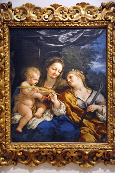 The Madonna and Child with Saint Martina, Pietro da Cortona, ca 1645