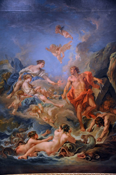 Juno Asking Aeolus to Release the Winds, Franois Boucher, 1769