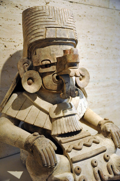 Urn in the Form of Cociyo, God of Lightning and Rain, Monte Albnn-Oaxaca, 250-600 AD